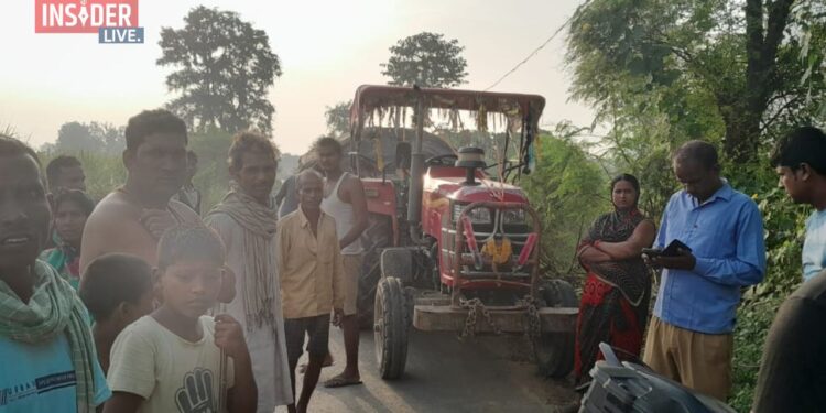 जब्त ट्रैक्टर