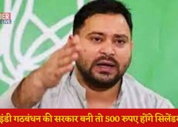 Tejashwi In Supaul:इंडी गठबंधन की सरकार बनी तो 500 रुपए होंगे सिलेंडर