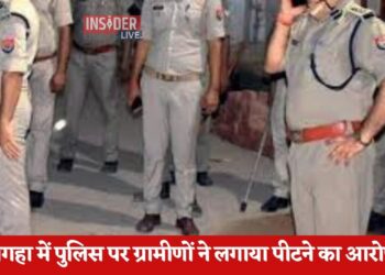 बगहा में पुलिस पर ग्रामीणों ने लगाया पीटने का आरोप