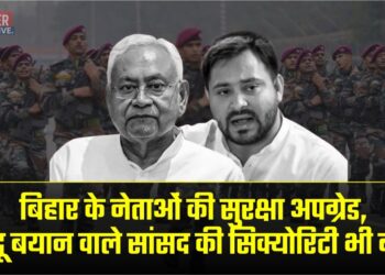 बिहार के नेताओं की सुरक्षा अपग्रेड, हिंदू बयान वाले सांसद की सिक्योरिटी भी बढ़ी