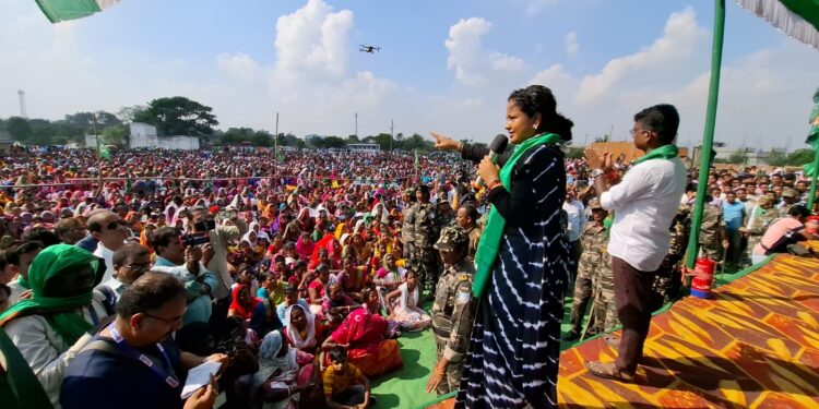 भाजपा को आदिवासियों की चिंता नहीं, खनिजों की चिंता है: कल्पना सोरेन