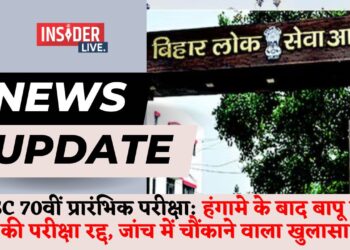 BPSC 70वीं प्रारंभिक परीक्षा: हंगामे के बाद बापू सेंटर की परीक्षा रद्द, जांच में चौंकाने वाले खुलासे