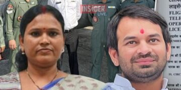 तेज प्रताप यादव पायलट ड्रेस में फोटो