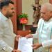 "Abhishek Gunjan submits memorandum to Bihar Governor for new NLU" "Bihar students protest for better law education facilities"
