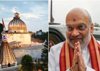 "Amit Shah और Nitish Kumar द्वारा Sita Mandir का शिलान्यास" "Sitamarhi में भव्य Janaki Temple का निर्माण" "900 करोड़ की लागत से बन रहा Sita Janmabhoomi Mandir" "पुनौरा धाम में Sita मंदिर का भूमि पूजन" "अयोध्या की तर्ज पर बिहार का नया राम मंदिर"