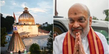 "Amit Shah और Nitish Kumar द्वारा Sita Mandir का शिलान्यास" "Sitamarhi में भव्य Janaki Temple का निर्माण" "900 करोड़ की लागत से बन रहा Sita Janmabhoomi Mandir" "पुनौरा धाम में Sita मंदिर का भूमि पूजन" "अयोध्या की तर्ज पर बिहार का नया राम मंदिर"