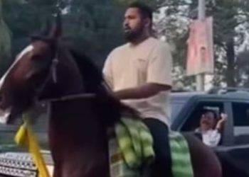 Anant Singh son horse riding viral video छोटे सरकार अनंत सिंह का नया अंदाज Mokama bahubali Anant Singh with son Anant Singh lifestyle horse and cars
