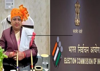 Muzaffarpur DM issues notice Nirmala Devi EPIC, Bihar voter list controversy photo, Tejashwi Yadav press conference EPIC case, Nirmala Devi BJP leader EPIC issue