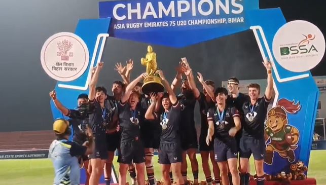 राजगीर: एशियाई रग्बी U-20 चैंपियनशिप का भव्य समापन.. हांगकांग और चीन बने विजेता, भारत को तीसरा स्थान