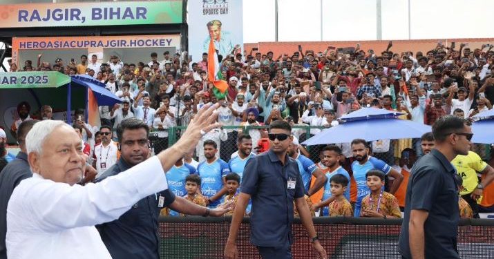 Asia Hocky Cup 2025 का सीएम नीतीश ने किया शुभारंभ.. पहले दिन भारत ने चीन को 4-3 से मात दी