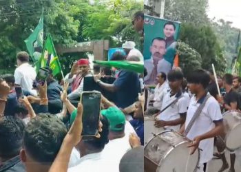 सारण जिले में पहुंची राहुल-तेजस्वी-अखिलेश यादव की वोटर अधिकार यात्रा.. बैंड बाजे से हुआ स्वागत