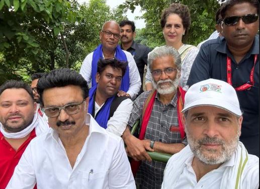 Bihar Politics: एम.के. स्टालिन के बिहार दौरे पर नीतीश के मंत्री का हमला.. Rahul-Tejashwi घिरे