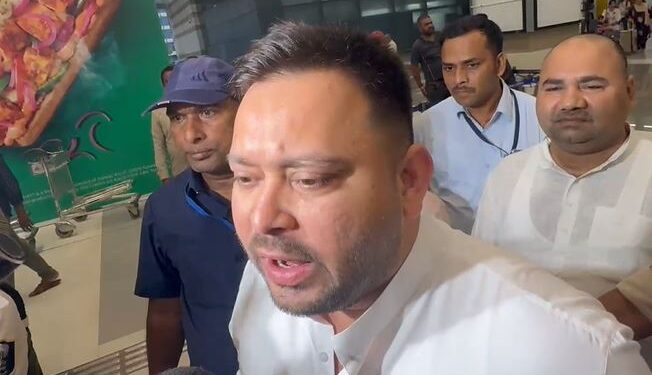 लालू को गाली देने से बिहार का भला नहीं होगा.. दिल्ली से आते ही तेजस्वी यादव ने अमित शाह को सुना दिया