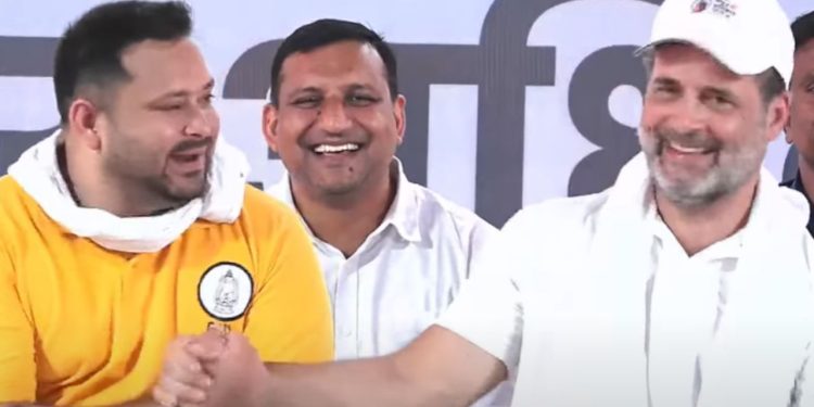 BJP का वार- ‘लेकिन राहुल को तेजस्वी कतई पसंद नहीं’