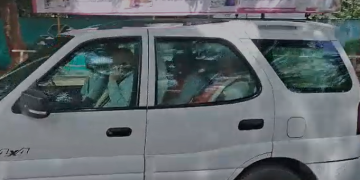 बिहार में केंद्रीय गृह मंत्री अमित शाह की सुरक्षा में चूक, काफिले के रूट में घुस गई गाड़ी