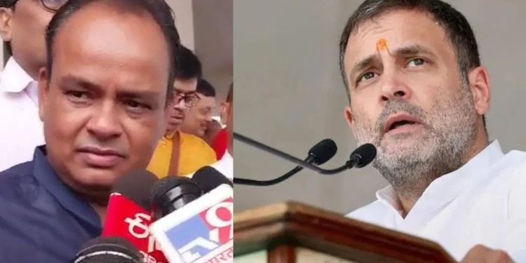 झारखंड मंत्री इरफान अंसारी पटना में बयान देते हुए