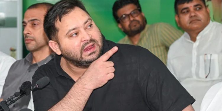 Tejashwi Yadav Bihar Meeting Image Bihar Election 2025 Political Strategy Amit Shah BJP Bihar Meeting RJD Election Campaign Discussion