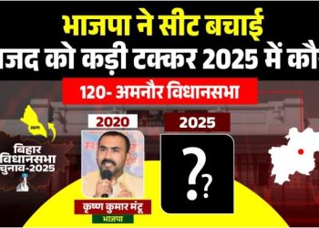Amanour Vidhansabha Chunav 2025 Analysis अमनौर विधानसभा चुनाव जातीय समीकरण Bihar Election 2025 Saran District Politics BJP vs RJD in Amanour Seat Krishna Kumar Mantu BJP Leader Amanour