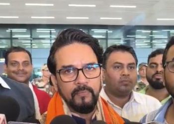 Anurag Thakur statement image, अनुराग ठाकुर का बयान फोटो, BJP vs RJD Bihar politics, PM Modi mother video controversy, Tejashwi Yadav Bihar news