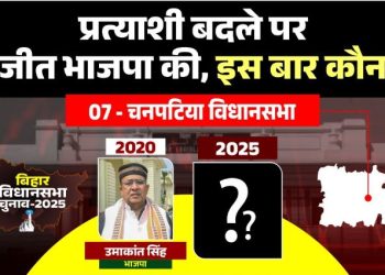 चनपटिया विधानसभा : प्रत्याशी बदले पर सीट पर भाजपा का ही कब्जा रहा.. इस बार कौन