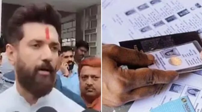 Bihar Election Commission Final Voter List 2025 Chirag Paswan Reaction on SIR Report Tejashwi Yadav on Bihar Voter List Ravi Shankar Prasad Statement Voter Fraud Bihar SIR Report Bihar Political Reactions