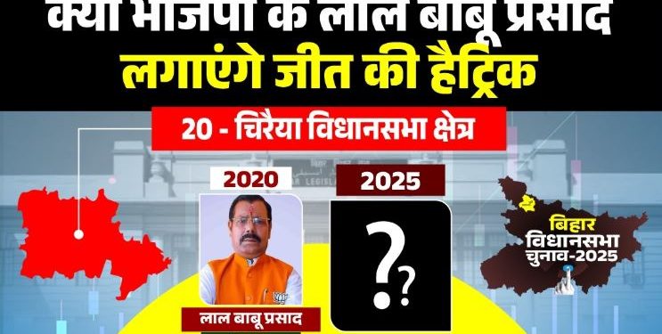चिरैया विधानसभा : क्या भाजपा के लाल बाबू प्रसाद लगाएंगे जीत की हैट्रिक