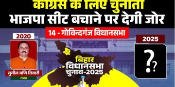 गोविन्दगंज विधानसभा क्षेत्र : कांग्रेस के लिए चुनौती.. भाजपा सीट बचाने पर देगी जोर