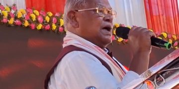 Jitan Ram Manjhi Speech in Saharsa Bihar Politics Land Reform योजना मांझी Bihar Vidhan Sabha Election 2025 हम पार्टी Indira Awas Yojana Criticism by Manjhi Jitan Ram Manjhi Bihar गरीबों की राजनीति