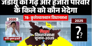 कुशेश्वरस्थान विधानसभा चुनाव विश्लेषण, Kusheshwarsthan seat Bihar politics, दरभंगा कुशेश्वरस्थान 2025 चुनाव, JDU RJD मुकाबला कुशेश्वरस्थान, Aman Bhushan Hajari Kusheshwarsthan