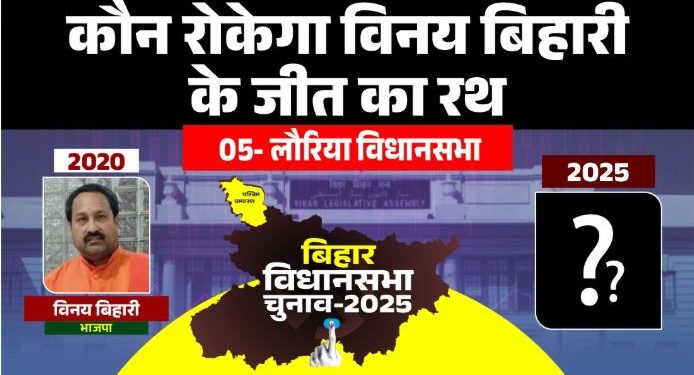 लौरिया विधानसभा : 2025 में कौन रोकेगा BJP के विनय बिहारी की जीत का रथ