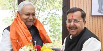 पटना में सामुदायिक भवन शिलान्यास समारोह की तस्वीर नितिन नवीन सामुदायिक भवन शिलान्यास पटना पटना वार्ड 24 सामुदायिक भवन निर्माण बिहार सामुदायिक भवन विकास कार्य