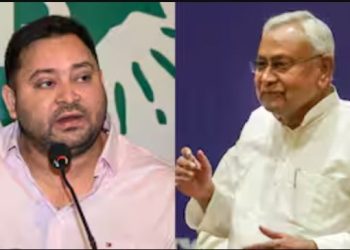 Sharadiya Navratri 2025 Bihar Durga Mandir Crowd Nitish Kumar Navratri Wishes Bihar Tejashwi Yadav on Navratri 2025 Bihar Leaders Celebrate Sharadiya Navratri