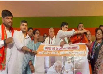 अपनी ही पार्टी के विधायक पर भड़के नित्यानंद राय.. मिथिलेश कुमार से छीन लिया माइक