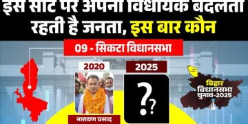 सिकटा विधानसभा : इस सीट पर अपना विधायक बदलती रहती है जनता.. इस बार कौन