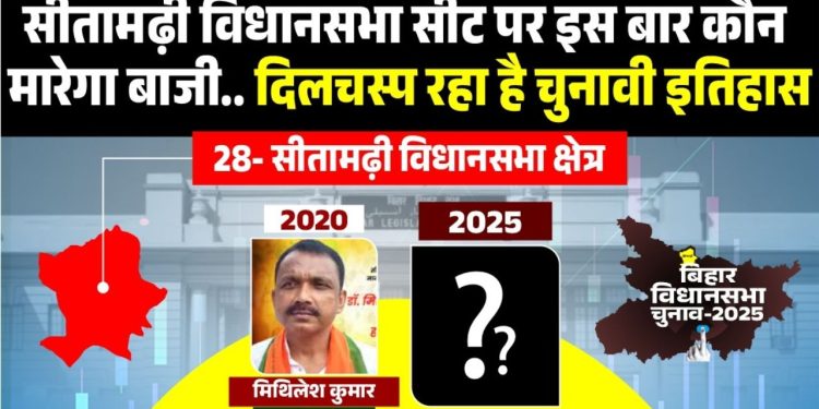 सीतामढ़ी विधानसभा चुनाव इतिहास बिहार Sitamarhi Assembly Election 2025 news BJP RJD fight in Sitamarhi seat Congress history in Sitamarhi Vidhan Sabha Bihar politics caste equation Sitamarhi