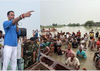 तेजप्रताप यादव राघोपुर दौरा Bihar Flood Relief by Tejpratap Yadav राघोपुर बाढ़ पीड़ित परिवार Bihar Election 2025 Political Activities