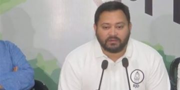 Tejashwi Yadav press statement on journalist attack बिहार मंत्री जीवेश मिश्रा विवाद दरभंगा पत्रकार हमला मामला Bihar politics Jungle Raj debate