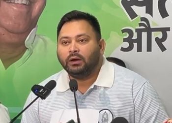 Tejashwi Yadav press meet 1 Polo Road, Nitish Kumar corruption allegations, Bihar ministers accused of corruption, तेजस्वी यादव पत्रकार वार्ता फोटो