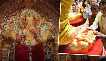 अमिताभ बच्चन ने लालबागचा राजा को डोनेट किए 11 लाख रुपये