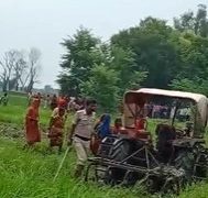 Baksar News बक्सर में जमीन विवाद को लेकर बवाल, पुलिस पर पथराव, कई घायल