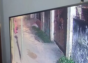 Bihar News सहरसा में बुजुर्ग महिला के गले से बदमाशों ने सोने की चैन छीनी, CCTV में कैद वारदात