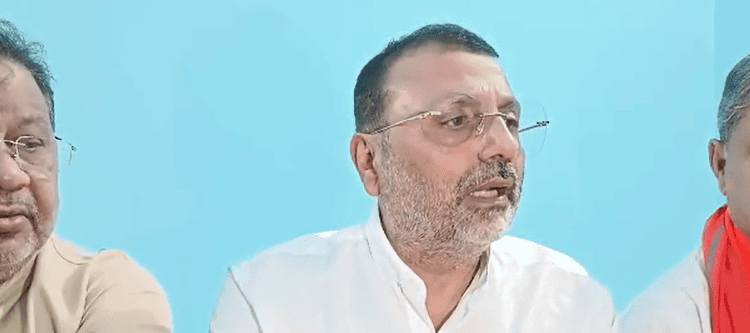 झारखंड के गोड्डा सांसद निशिकांत दुबे ने पूर्णिया में BJP प्रत्याशी विजय खेमका के चुनाव प्रचार को दी मजबूती, बोले- बिहार में NDA सरकार के नेतृत्व में हो रहा है चौतरफा विकास