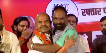 राजद नेता केदार नाथ सिंह पटना में आज बीजेपी का दामन थाम लिया