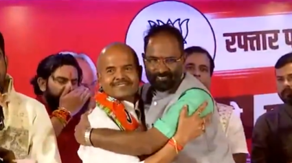 राजद नेता केदार नाथ सिंह पटना में आज बीजेपी का दामन थाम लिया