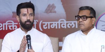 Chirag Paswan and Arun Bharti during LJP-R meeting in Patna Arun Bharti appointed as LJP-R Bihar Election Incharge Chirag Paswan announces new leadership role ahead of Bihar Election