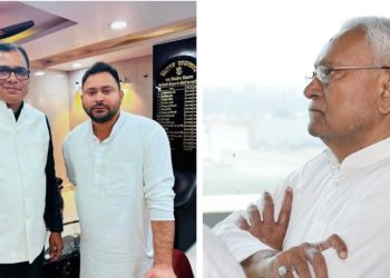 JDU MLA Sanjeev joins RJD in Bihar rally