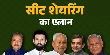 NDA seat sharing announcement Bihar 2025, BJP JDU candidates discussion, Pappu Yadav tweet reaction, Sanjay Jha statement on seat sharing, Bihar election political tension