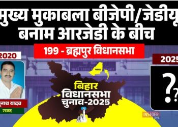 Brahmpur Vidhan Sabha 2025 Election Photo, Shambhunath Yadav RJD Bihar, Brahmpur Bihar Caste Equation, Bihar Election Rally Brahmpur, NDA vs RJD Bihar Election 2025