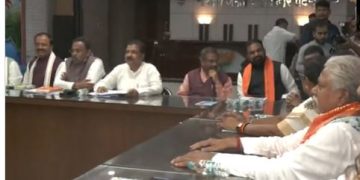 NDA leaders Bihar meeting, पटना में NDA सीट शेयरिंग बैठक, नीतीश कुमार चुनाव 2025, BJP JDU alliance Bihar, Bihar election 2025 preparation