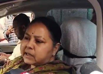 Misa Bharti addressing media in Patna Misa Bharti attack on BJP over Jungle Raj remark RJD leader Misa Bharti statement on NDA Manifesto Misa Bharti reacts to PM Modi’s comment on Bihar politics